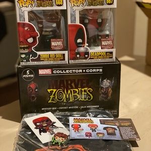 Funko Pop Zombie Marvel Collector Box